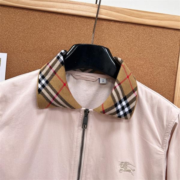 英国調チェックが映える BURBERRY バーバリー コピー ジップジャケット リブヘム コンパクトフォルム