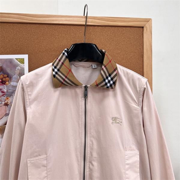 英国調チェックが映える BURBERRY バーバリー コピー ジップジャケット リブヘム コンパクトフォルム