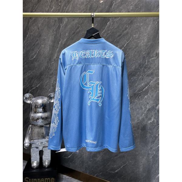 Chrome Hearts 26ss クロムハーツ長袖ｔシャツコピー青い人気ランキング定番アイテム