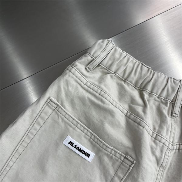 ミニマル仕立て JIL SANDER ジル サンダー コピー デニムロングパンツ イージーウエスト ワイドストレート
