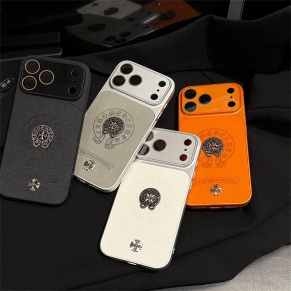 2026おしゃれ♥Chrome Heartsクロムハーツ  iPhone17ケースコピー グリップ感抜群 軽量 デザインカバー 