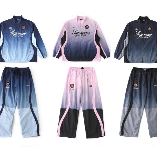 レトロスポーツ Supreme トラックジャケット シュプリーム × アンブロ Umbro 激安 配色切替 メッシュライニング