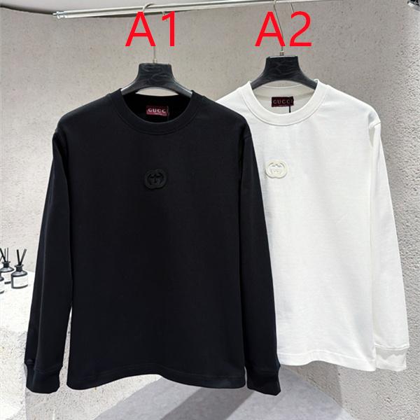 インターロッキングG ワンポイント GUCCI グッチ コピー 長袖Tシャツ ミニマルシルエット