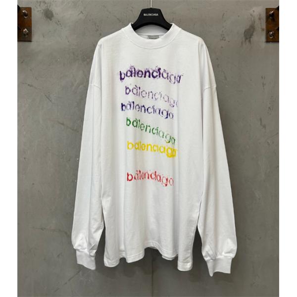 2026人気ランキング★BALENCIAGA  バレンシアガ長袖ｔシャツコピーユニセックスお洒落快適トレンド