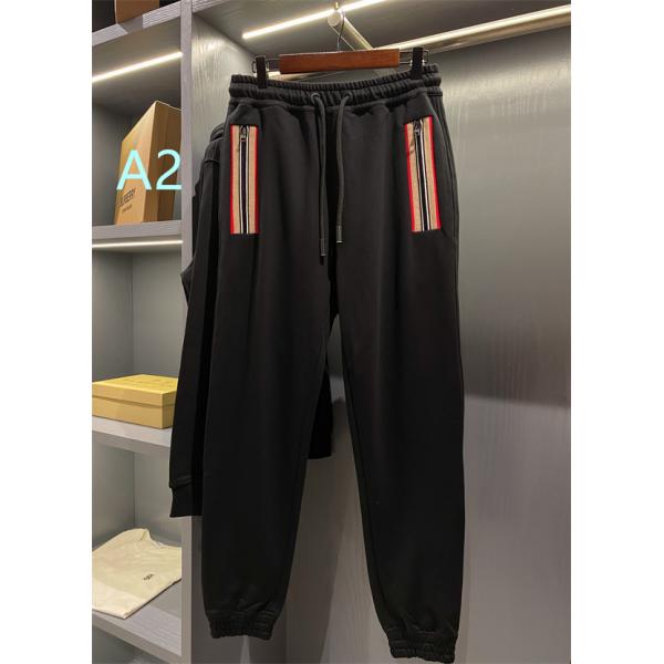 配色テープ ドローストリング BURBERRY バーバリー コピー ジップパーカーセット 都会派スポーツスタイル