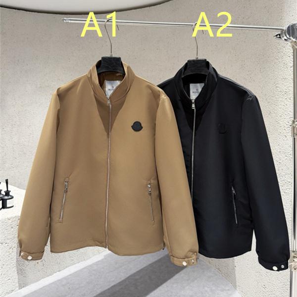キャメルブラウン ジップポケット MONCLER モンクレール コピー スタンドカラージャケット 都会派スタイル