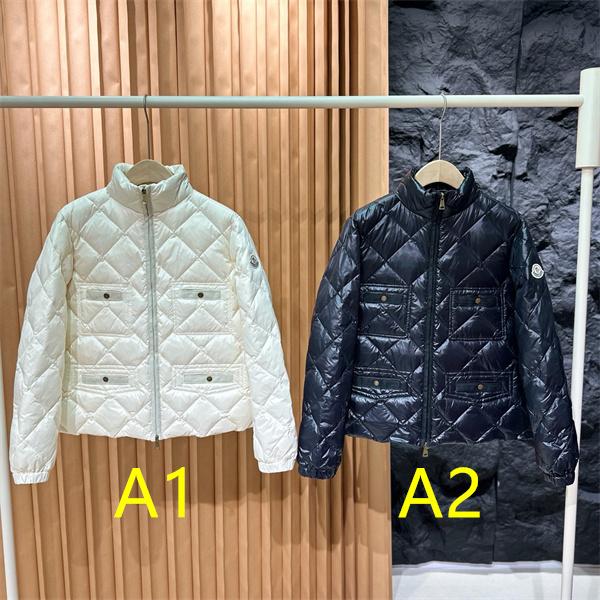 菱格キルティング スタンドカラー MONCLER モンクレール コピー ライトダウンジャケット 4ポケット仕様