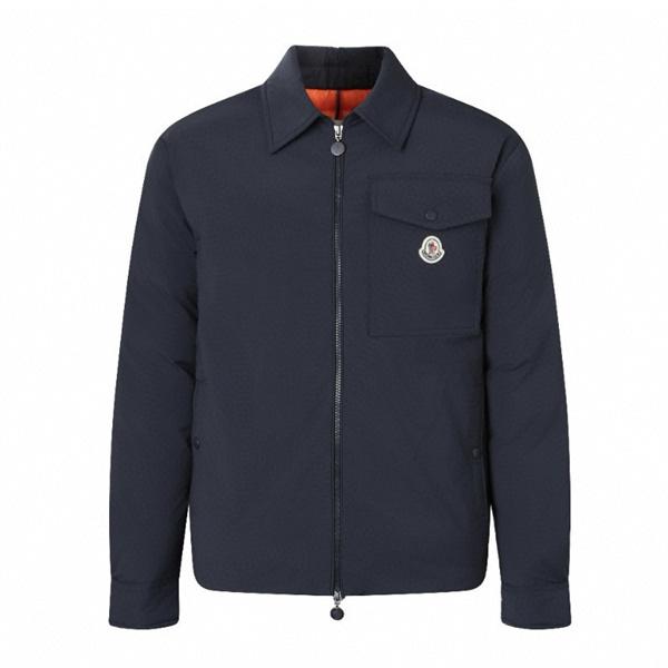 シャツカラー 胸ポケット MONCLER モンクレール コピー パデッドジャケット リラックスシルエット