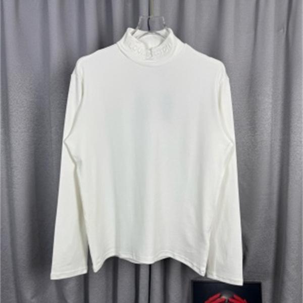 襟元エンボス モックネック LOUIS VUITTON ルイヴィトン コピー ハイネック長袖Tシャツ ミニマルデザイン