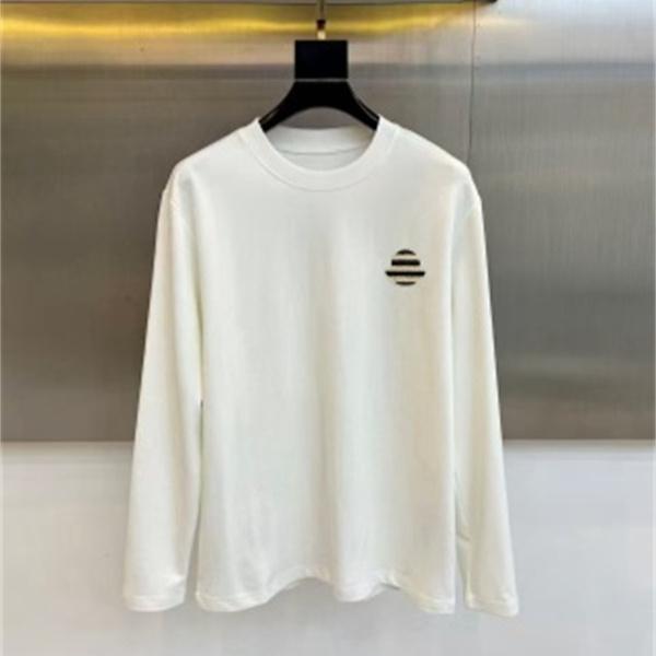 サークルエンブレム クルーネック MONCLER モンクレール コピー 長袖Tシャツ ミニマル仕様