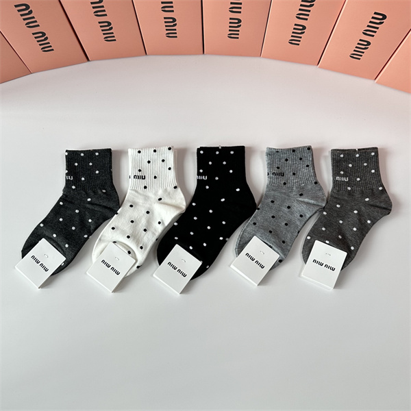可愛い♥5点セット♥ミュウミュウ靴下コピー★★MIUMIU 2026トレンド流行りお買い得