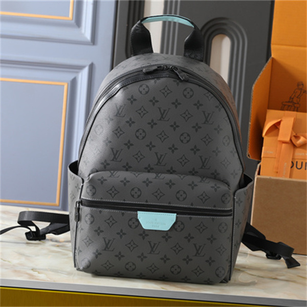 ダークモノグラム ミントブルーアクセント LOUIS VUITTON ルイヴィトン コピー バックパック チャコールモノグラム