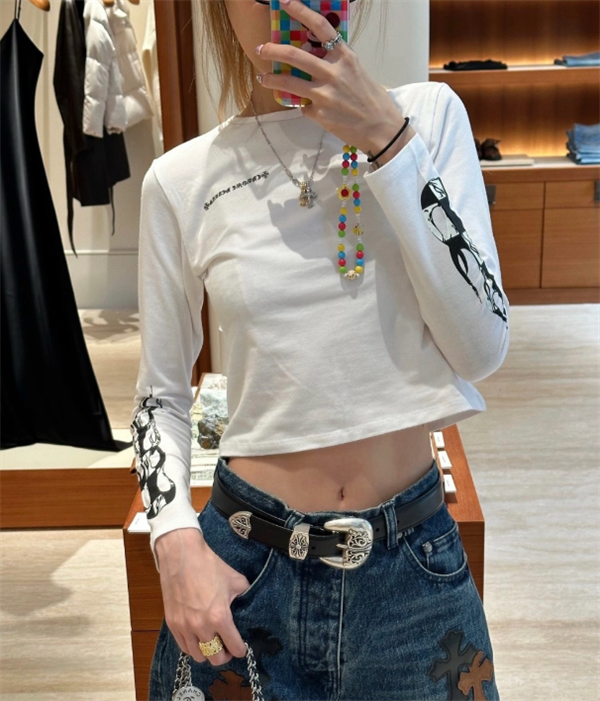 2026 レディース人気☆Chrome hearts mattyboyクロムハーツロングtコピーお洒落コーディネート