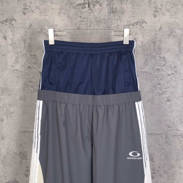 CUT-UP トラックパンツ BALENCIAGA 激安 ダブルウエスト バレンシアガ