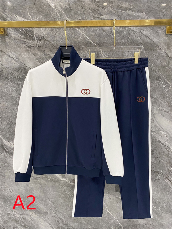 バイカラートラックジャケット GGモチーフ イージーパンツ GUCCI グッチ コピー セットアップ レトロスポーツ