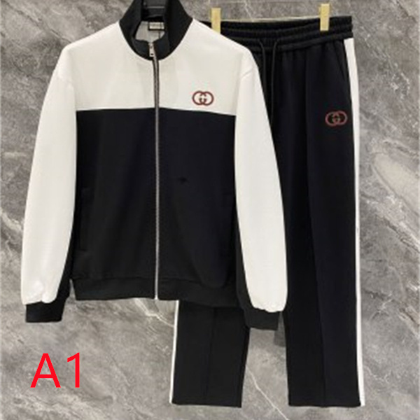 バイカラートラックジャケット GGモチーフ イージーパンツ GUCCI グッチ コピー セットアップ レトロスポーツ