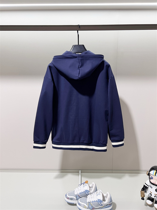 ダークネイビー ボーダーデザイン フーディー GUCCI グッチ コピー トラックセットアップ アーバンカレッジ