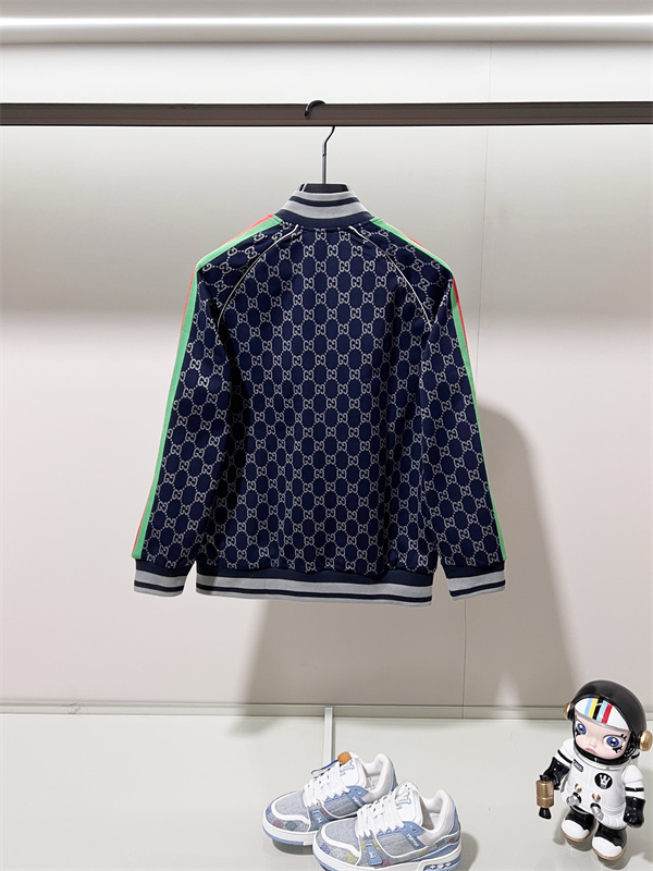 ダークネイビー GGパターン リブライン仕様 GUCCI グッチ コピー トラックスーツ ヴィンテージカジュアル