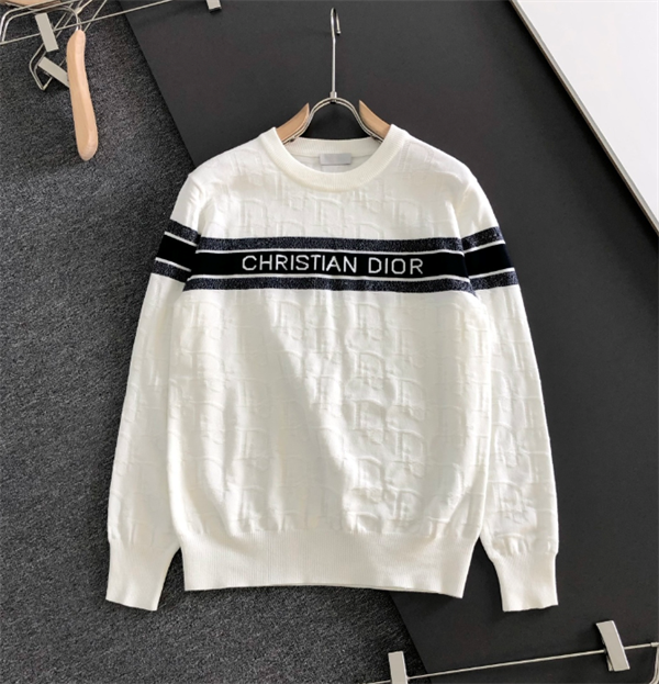 2026SS 秋冬 ディオールセーターコピー DIOR シンプル クルーネック ニットメンズ着こなし