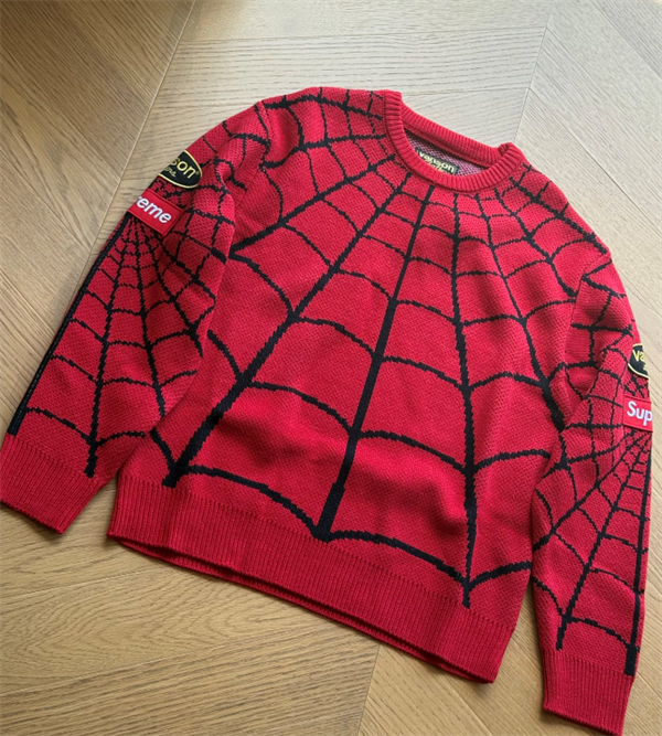 希少☆Supreme × Vanson Leathers x Spider-Man コラボSS26 WEEK14シュプリームセーターコピー