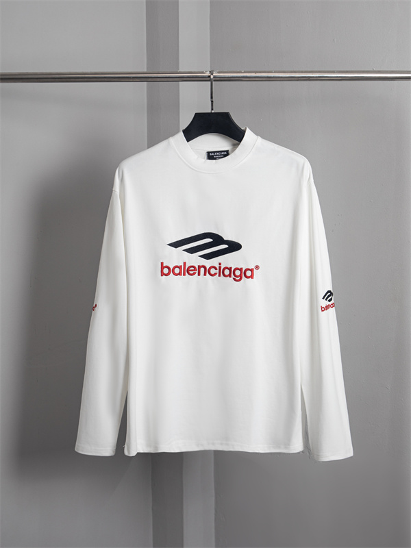 レトロスポーツ コントラストロゴ ワイドシルエット BALENCIAGA バレンシアガ コピー ロンT アーバンカジュアル