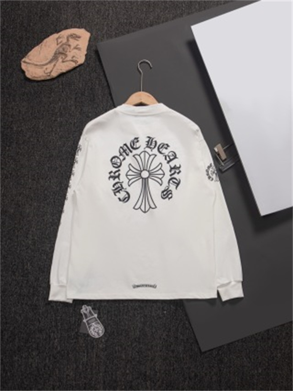 バッククロス ポケット付き ゴシックデザイン CHROME HEARTS クロムハーツ コピー 長袖Tシャツ アーバンロック