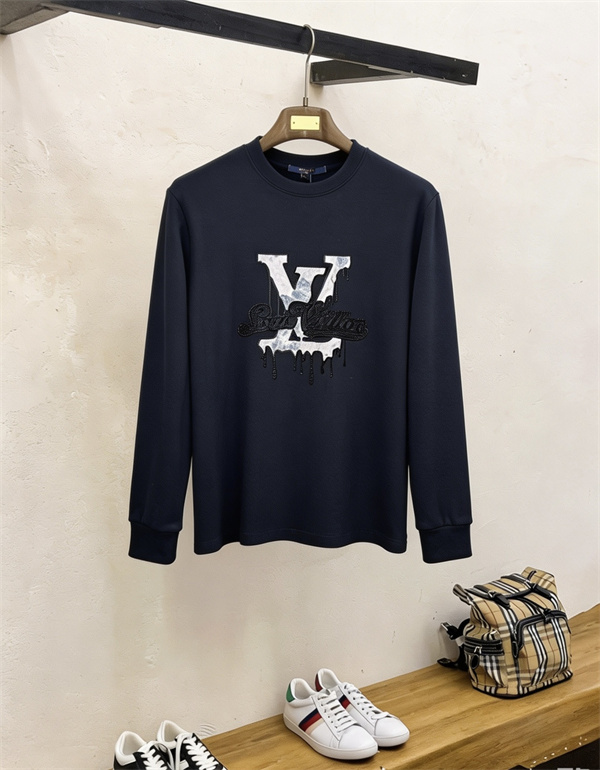 ビッグV ドリップデザイン グラフィック映え LOUIS VUITTON ルイヴィトン コピー 長袖Tシャツ ストリートアート