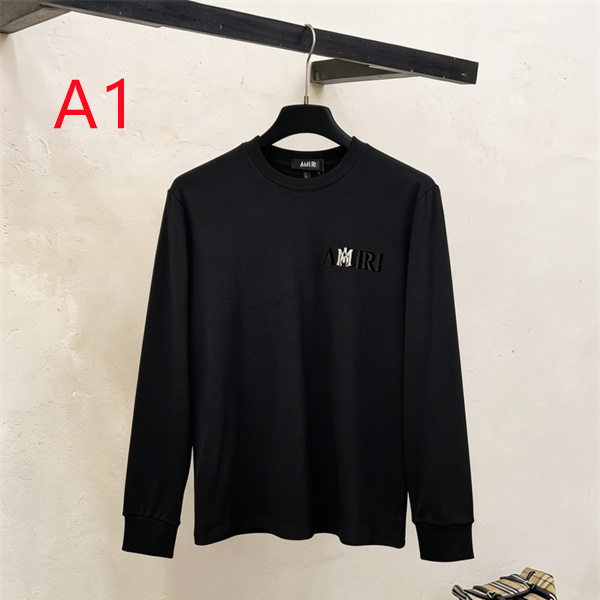 アーバンベーシック スモールレタリング シンプル仕様 AMIRI アミリ コピー 長袖Tシャツ ミニマルカジュアル