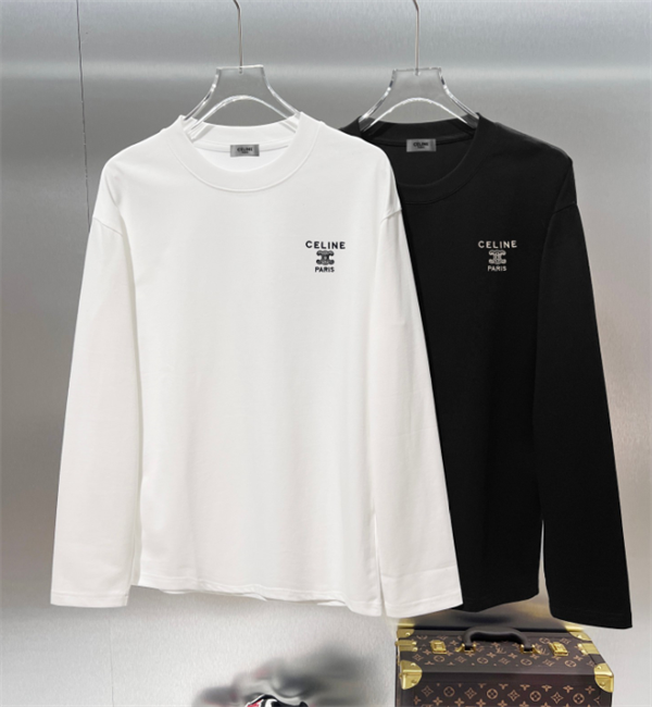 簡単CELINEセリーヌ長袖tシャツコピー2026トレンドエレガントユニセックス