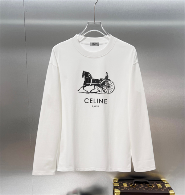 新作秋冬トレンド☆☆CELINEセリーヌ長袖ｔシャツコピー2026人気ランキングおしゃれ