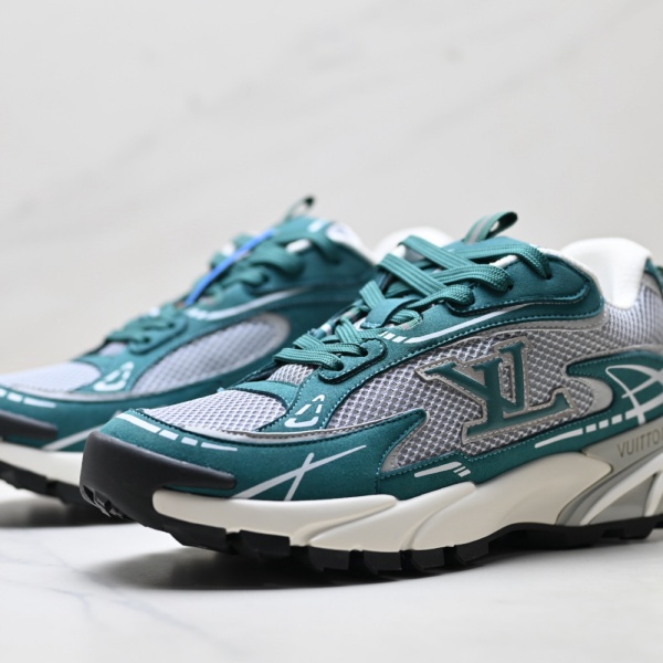 ボリュームソール スニーカー Louis Vuitton Tatic Runner 激安 レースアップ メッシュコンビ ルイ・ヴィトン ストリートスタイル