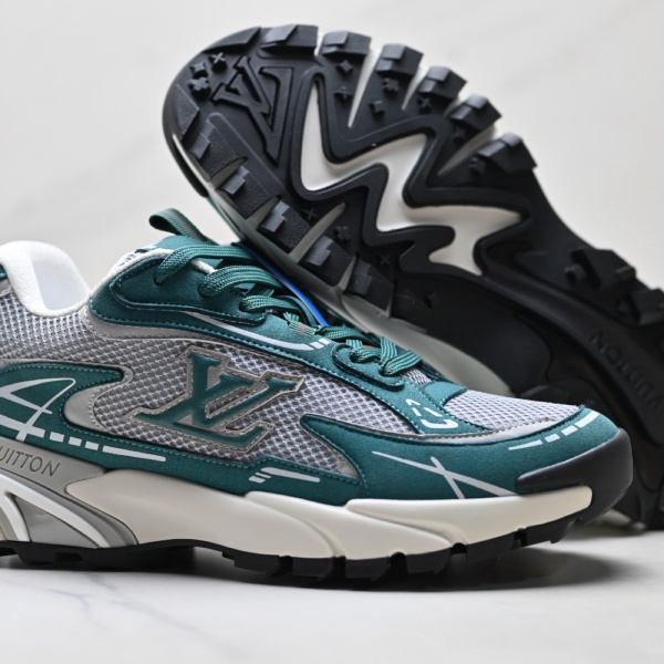 ボリュームソール スニーカー Louis Vuitton Tatic Runner 激安 レースアップ メッシュコンビ ルイ・ヴィトン ストリートスタイル