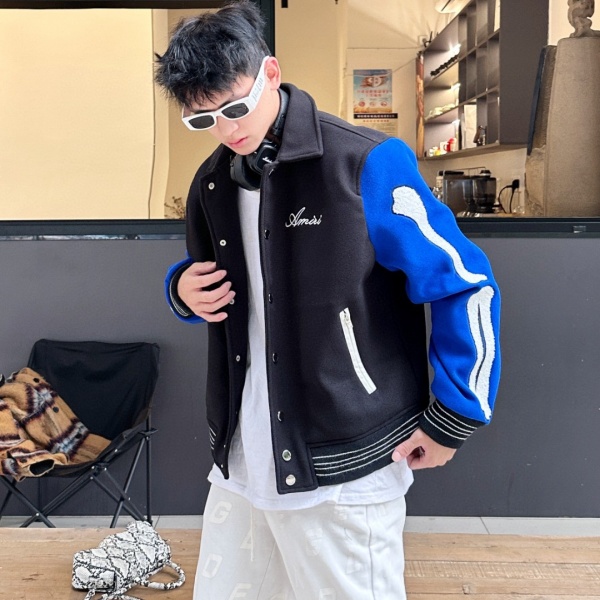 ウール混ジャケット AMIRI 激安 ボーンモチーフ アミリ ストリート 注文集中