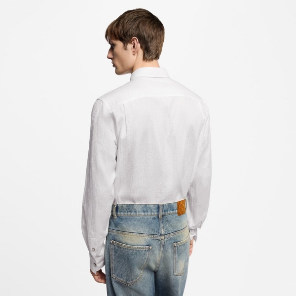 軽やか素材 メンズ長袖シャツ ルイヴィトン Louis Vuitton N级品 ビジネスカジュアル 注文集中