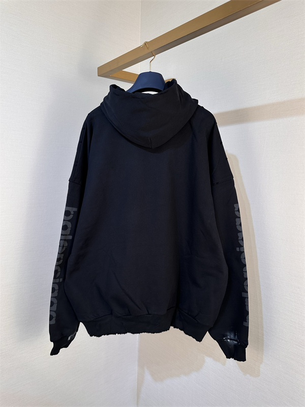 モードストリート スリーブグラフィック BALENCIAGA バレンシアガ コピー フーディー メンズカジュアル