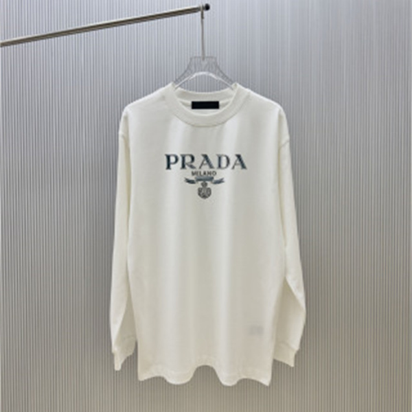 シティカジュアル ワイドシルエット PRADA プラダ コピー 長袖Tシャツ アーバンカジュアル