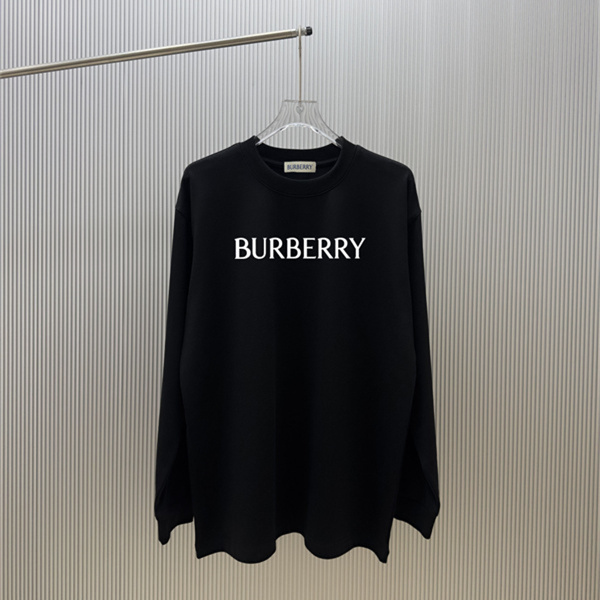 英国ミニマル フロントレタリング BURBERRY バーバリー コピー ロンT メンズカジュアル