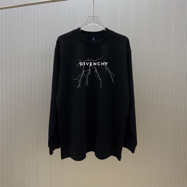 フロントグラフィック ロンT ジバンシィ激安 クラックアート GIVENCHY 人気上昇
