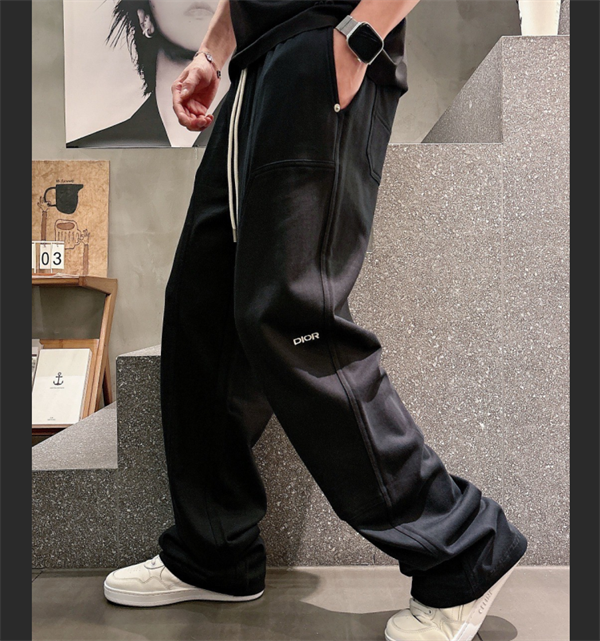 DIOR新作★2026年秋新作ディオールスウェットパンツコピーメンズ カジュアルパンツ ファッション 都市スタイル