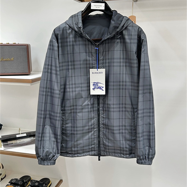 総柄チェック 都会派スタイル BURBERRY バーバリー コピー フードジャケット アーバンカジュアル
