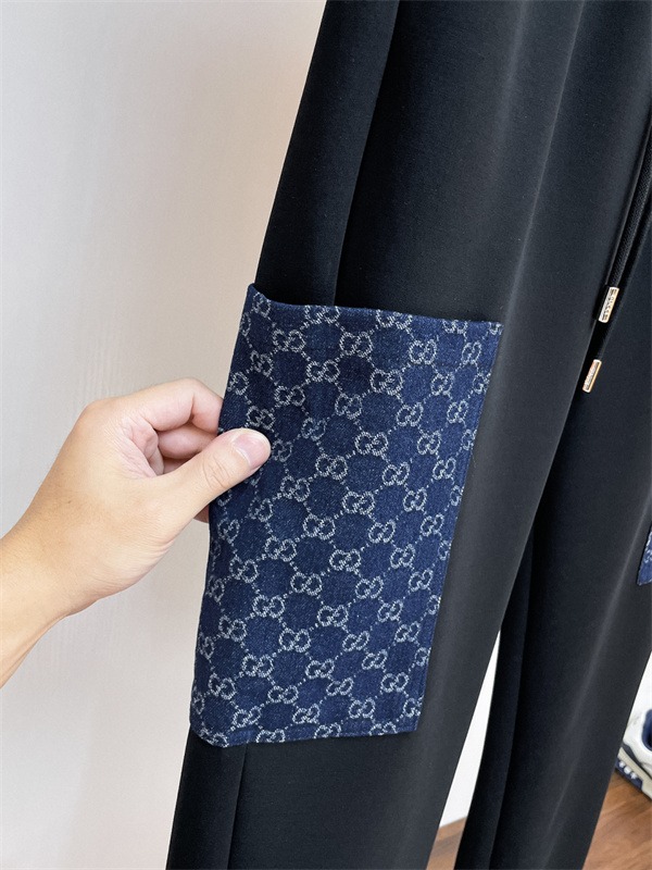 GG総柄パネル ストリート注目 GUCCI グッチ コピー スウェットパンツ メンズストリート