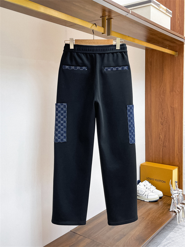 GG総柄パネル ストリート注目 GUCCI グッチ コピー スウェットパンツ メンズストリート