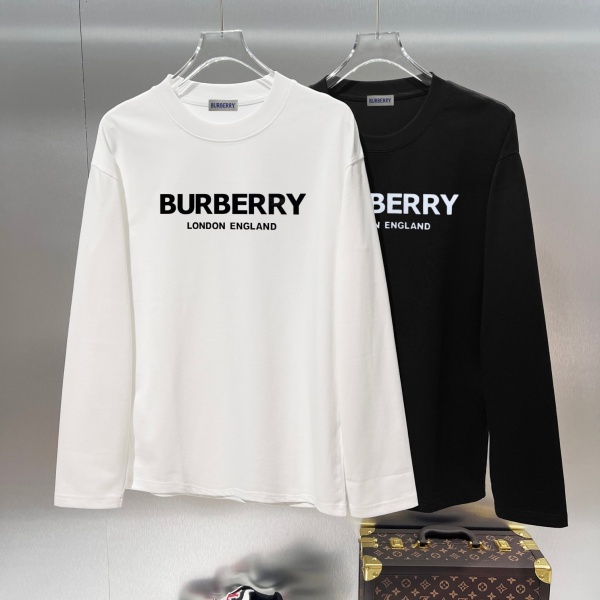 クルーネック 長袖Tシャツ バーバリー激安 BURBERRY 話題沸騰