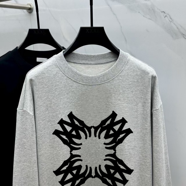 AMIRI アミリ コピー 2026秋冬 グラフィックプリント クルーネックスウェット 長袖 ユニセックス