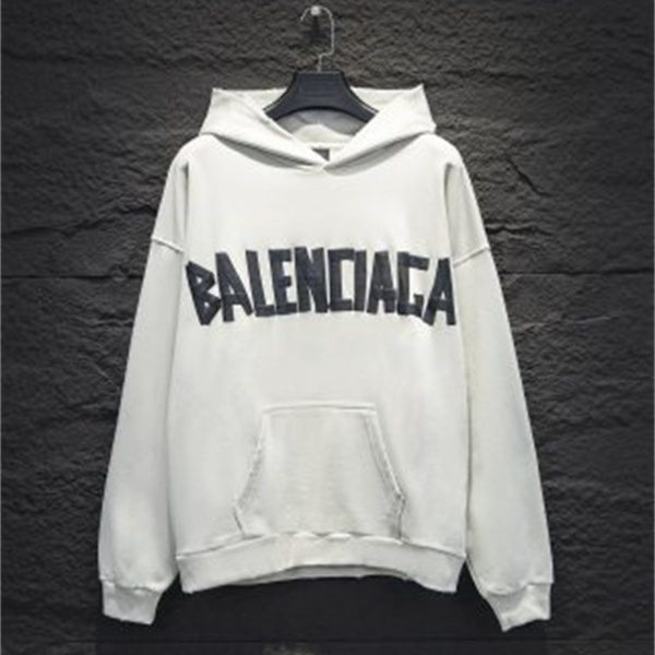 人気上昇 バックグラフィック BALENCIAGA バレンシアガ コピー プルオーバーパーカー アーバンストリート