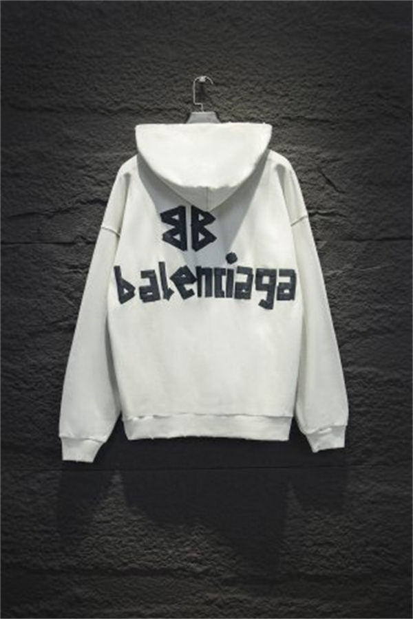 人気上昇 バックグラフィック BALENCIAGA バレンシアガ コピー プルオーバーパーカー アーバンストリート