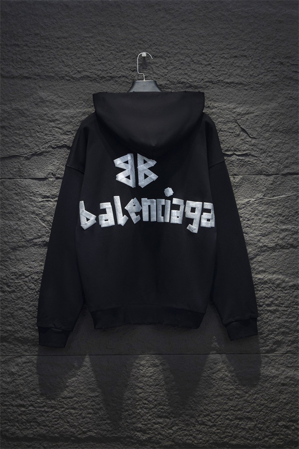 人気上昇 バックグラフィック BALENCIAGA バレンシアガ コピー プルオーバーパーカー アーバンストリート