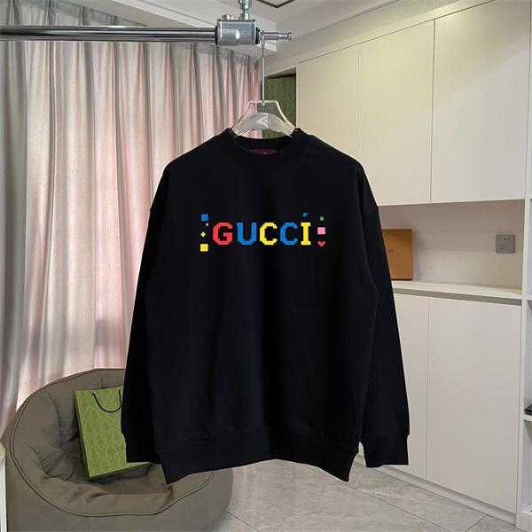 カラフルレタリング ピクセルグラフィック GUCCI グッチ コピー クルーネックスウェット ポップストリート