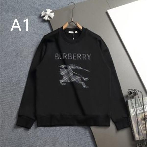 オリーブグリーン ナイトロゴ BURBERRY バーバリー コピー スウェットシャツ レトロカレッジ