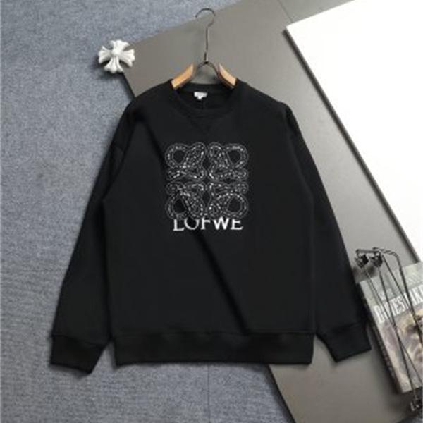 クリームアイボリー ロゴグラフィック LOEWE ロエベ コピー トレーナー レトロカジュアル
